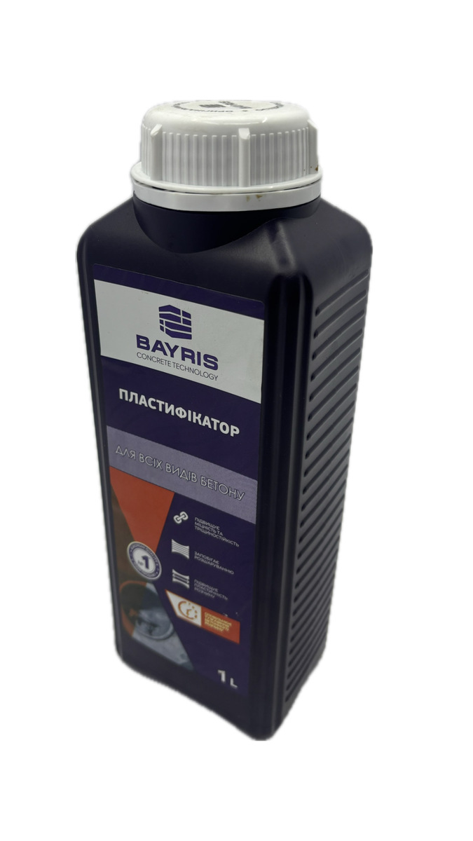 BAYRIS Пластифікатор (для всіх видів бетону) UNIVERSAL 1л. Фото 3