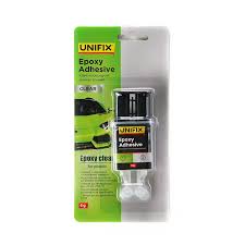 UNIFIX Клей епоксидний двохкомпонентний для пластику шприц (прозорий) 6 г.. Фото 2
