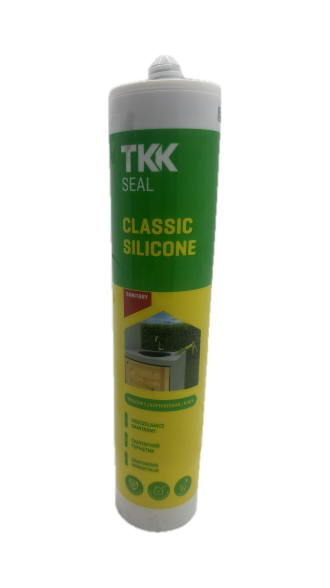 Акрил білий герметик TKK Seal Classicjne Sanitary  WHITE 300 мл. Фото 3