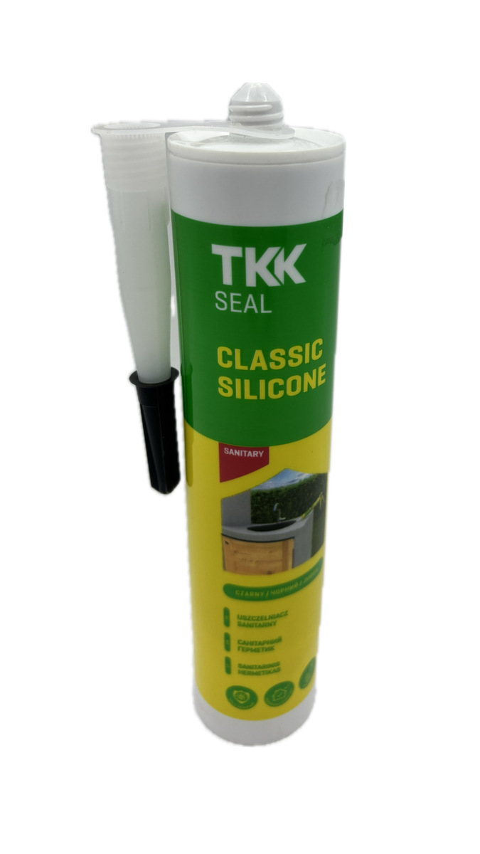 Герметик силіконовий коричневий TKK Seal Classicjne Sanitary 280 ML. Фото 2