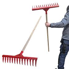 Граблі садові металеві 14 зубів WoffMann professional tools. Фото 2