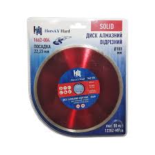 Диск алмазний відрізний SOLID HorAY Hard 180*22 мм