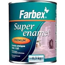 Емаль ПФ-115 Farbex  Жовта 0,9