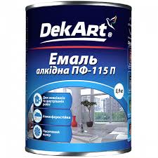Емаль ПФ-115 біла DekArt 0.9 кг,