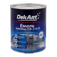 Емаль ПФ-115 зелена DekArt 0.9 кг,. Фото 3