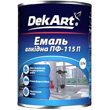 Емаль ПФ-115 Світлий горіх DekArt 0.9 кг,. Фото 3