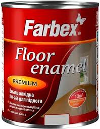 Емаль ПФ-266 Farbex жовто-коричнева 2.8кг. Фото 2