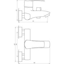 Змішувач для ванни Globus Lux QUEENSLAND  GLQU-0102N EURO латунь (картрідж Sedal). Фото 5