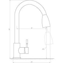 Змішувач для кухні Globus Lux ALPEN SBT1-2031. Фото 4