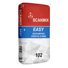 Клей 102 для плитки SCANMIX EASY (25кг). Фото 2