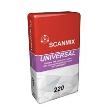 Клей 220 для приклеювання пінопласту+вата SCANMIX UNIVERSAL. Фото 2