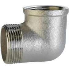 Кутник  1/2″ВР х 1/2″ЗР нікель