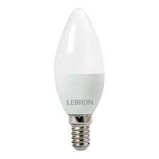 Лампа LEBRON L-С37-81441  8W 220V E14 свічка. Фото 2