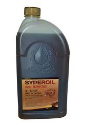 Масло 10W30 напівсинтетичне 1л для мототехніки і генераторів SYPEROIL. Фото 2