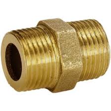 Ніпель латунний 3/4″ЗР х 3/4″ЗР штампований А0502А. Фото 3