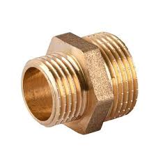 Ніпель редукційний латунний 1″ЗР х 3/4″ЗР штампований А0512А. Фото 2