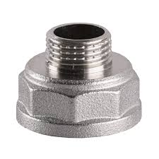 Перехідник редукційний нікельований 1″ВР х 1/2″ЗР штампований А0602А(нк). Фото 3