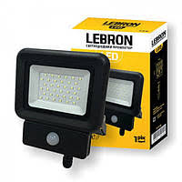 Прожектор 10W Lebron 6500K 900Lm датчик руху. Фото 3