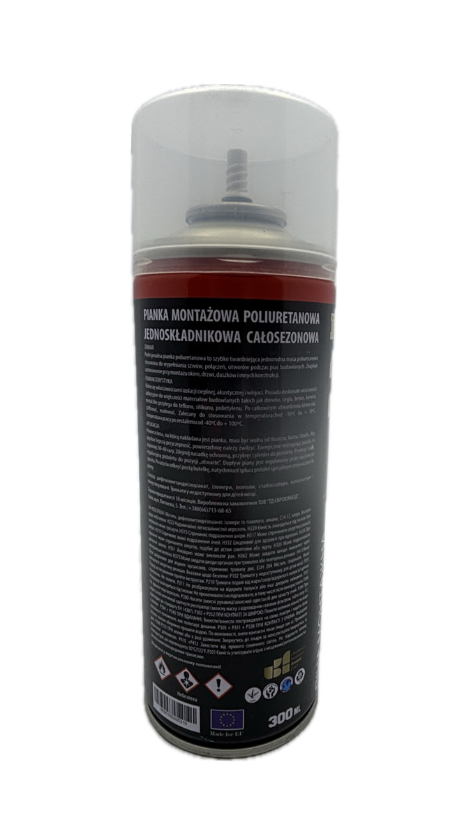 Ручна поліуританова монтажна піна Polyrethane Foam STRAW-TYPE BESTFIX 20. Фото 7