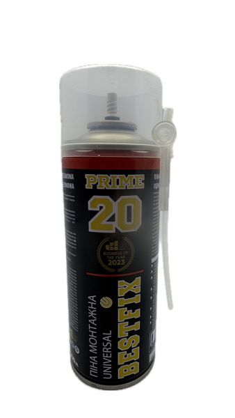 Ручна поліуританова монтажна піна Polyrethane Foam STRAW-TYPE BESTFIX 20