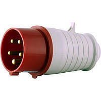 Силова вилка переносна e.plug.pro 5.32, 5п 380В, 32А (025). Фото 4