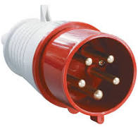 Силова вилка переносна e.plug.pro 5.32, 5п 380В, 32А (025)