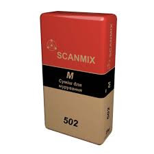 Суміш для мурування та штукатурки піно і газоблоків 502 SCANMIX M. Фото 3