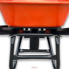 Тачка 1-о колесна d400мм 120л 240кг оцин(буд,проф) ПНЕВМО КОЛЕСО 6,50-8 ORANGE/BLACK STRONG TM BULID. Фото 3