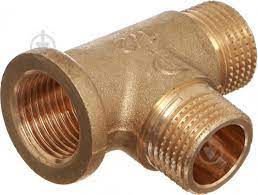 Трійник латунний 1/2″ВР х 1/2″ЗР х 1/2″ЗР штампований А0204А