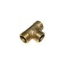 Трійник латунний 1/2″ЗР х 1/2″ЗР х 1/2″ЗР штампований А0214А. Фото 2