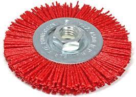 Щітка абразивна нейлонова дискова, 100мм, М14*2 WERK7132916