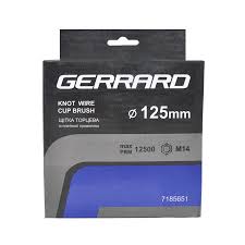 Щітка торцева із плетеної проволоки, 100мм М14 Gerrard. Фото 2